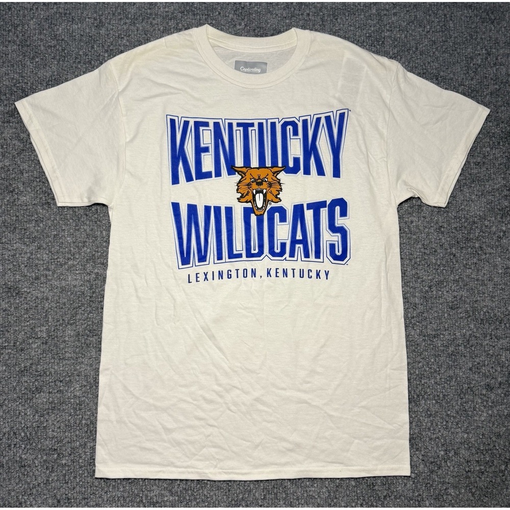 University Of Kentucky Wildcats T-Shirt Logo Captivating Apparel Size Medium New